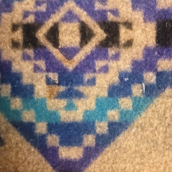 Pendleton Beaver State Chief Eagle Seelatsee Yakima Wool Throw Blanket 52x70 Big - Picture 6 of 10